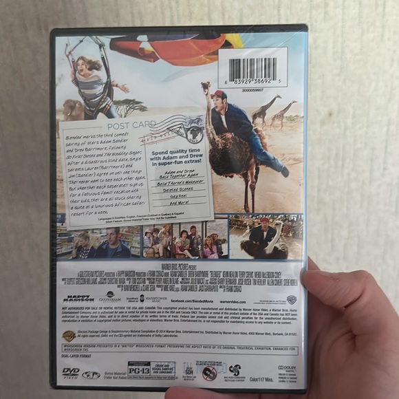 ADAM SANDLER DREW BARRYMORE BLENDED DVD: NEW IN PACKAGE - Picture 2 of 2